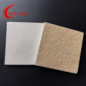 Pannelli <span class=keywords><strong>per</strong></span> Controsoffitto in Fibra Minerale Moderni Quadrati Ignifughi Artistici 60x60mm con <span class=keywords><strong>Rivestimento</strong></span> Sabbiato della Fabbrica Heihua - Product Image 3