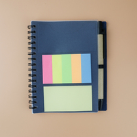 Bloc-notes de poche GemFully, bloc-notes mignon, bloc-notes adhésifs, blocs de notes autocollants, papeterie à étiquette privée avec adhésif