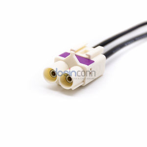 Кабель-удлинитель Fakra B (штекер) — Fakra B (гнездо), прямой, белый, RG174, для автомобильных систем GSM, радио, GPS - Product Image 5