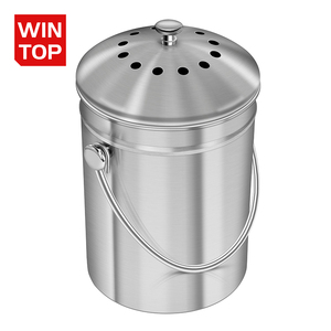 Custom Indoor Compost Bin For Kitchen Countertop Odorless Compost Pail for Kitchen Food Waste