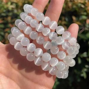 Braccialetto di perline di cristallo di chakra lucidato naturale 8 mm 7 bracciale di cristallo di occhio di <span class=keywords><strong>tigre</strong></span> ametista di quarzo rosa - Product Image 6