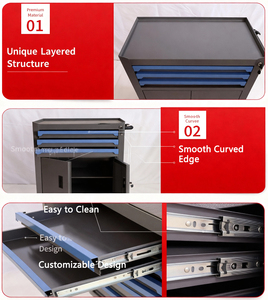 Banco <span class=keywords><strong>de</strong></span> <span class=keywords><strong>Trabajo</strong></span> <span class=keywords><strong>de</strong></span> Acero Resistente con Panel Perforado y Cajones, <span class=keywords><strong>Mesa</strong></span> <span class=keywords><strong>de</strong></span> <span class=keywords><strong>Trabajo</strong></span> Industrial para <span class=keywords><strong>Garaje</strong></span> - Product Image 3