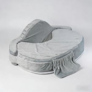 Coussin d'allaitement ergonomique – Soutien de couchage pour l'allaitement, support dorsal en mousse amovible et lavable, côtés ajustables pour la santé de la maman - Product Image 1