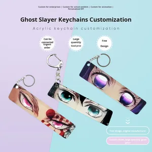 Nouvelle carte transparente Yakelike YKL Demon Slayer Eyes Zenitsu Agatsuma Tanjiro Kanroji Mitsuri Anime Acrylique 2D Cadeau - Product Image 1