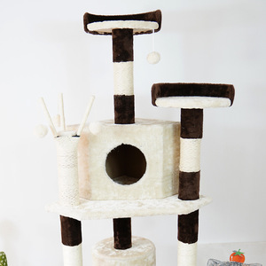 Manufacturer wholesale cat climbing <b>frame</b> integrated <b>large</b> cat climbing <b>frame</b> luxury cat nest cat tree - Product Image 3
