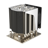 Refroidisseur de serveur SP5 4U S42, radiateur CPU, 6 caloducs, ventilateur silencieux, base en cuivre, refroidissement par air pour serveur 4U, compatible SP5 AMD, TDP 400W