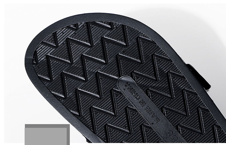 Men's Non-slip Walking Slippers with Thick Sole Shoes Casual Beach Slipper Sandals