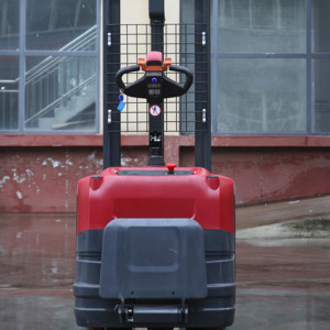 Carretilla elevadora eléctrica Mini Reach Truck de alta calidad para varias ocasiones Apilador versátil - Product Image 5