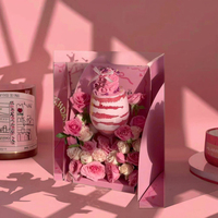 Boîtes à gâteaux fantaisie en promotion, emballages personnalisés, boîte à gâteau en forme de cône avec fenêtre transparente