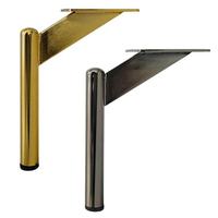 Sofa beine Moderne Luxus-Nachttisch bank TV-Ständer Füße Stahl Schwarz Chrom Gold Metall möbel Bett Schrank Sofa beine für Sofa