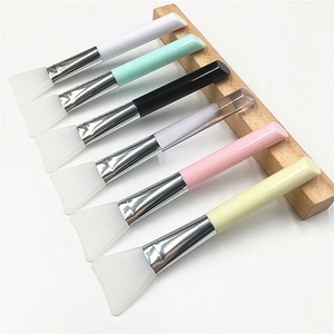 Bán buôn mặt nạ Fan Bàn chải Applicator mềm Silicone esthetician Mặt nạ Mỹ phẩm trang điểm công cụ - Product Image 1