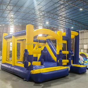 Grand château sautant <span class=keywords><strong>gonflable</strong></span> en PVC Videur <span class=keywords><strong>gonflable</strong></span> de <span class=keywords><strong>minion</strong></span> géant commercial d'extérieur avec souffleur - Product Image 3
