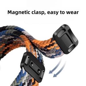 Correa <span class=keywords><strong>de</strong></span> Reloj <span class=keywords><strong>de</strong></span> Nailon Trenzado con Hebilla Magnética para <span class=keywords><strong>Xiaomi</strong></span> Smart <span class=keywords><strong>Band</strong></span> 10 / 9 / 8 - Product Image 4