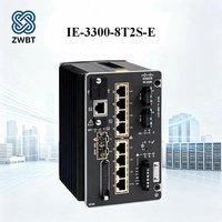 Switch Cisco IE-3300-8T2S-E Catalyst IE3300 con 8 puertos GE de cobre y 2 puertos GE SFP, modular, switch industrial Network Essentials
