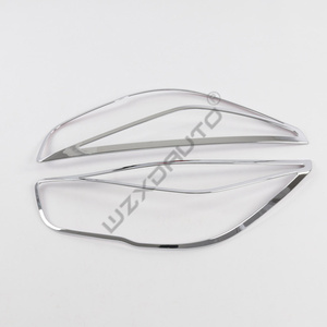 WZXD Chrome Accessories Kit <b>Head</b> Tail Lamp Trim Handle Bowl <b>Covers</b> <b>Cover</b> Rear Bowl 2017 2018 for Escape for - Product Image 4