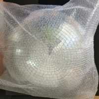 Boule miroir Disco de Noël en verre demi-rond de différentes tailles personnalisées
