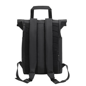 Simple Design Durable Unisex 20-39 L Large Capacity Nylon <b>Roll</b> <b>Top</b> Daypack <b>Waterproof</b> Oxford Laptop <b>Backpack</b> - Product Image 3
