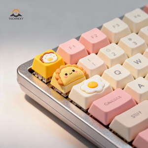 Teclas 3D Impresas de Comida Anime, Lindas y Populares, Multicolores, Personalizadas, de Resina PBT, para Teclado Mecánico de Juegos - Product Image 1