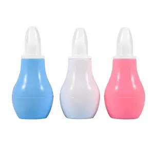 BPA Free Baby Silicone Manual Nasal Aspirator Kids Child Nose Mucus Cleaner Nasal Aspirator Baby Vacuum Cleaner