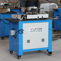 YUFON Machine à plier les conduits galvanisés 7 fonctions 0,5-1,2 mm, équipement de fabrication de conduits d'air CVC pour ligne de production de conduits