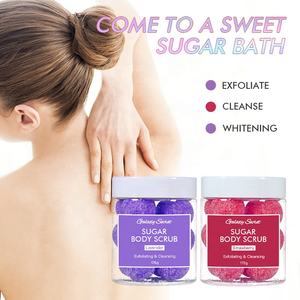 Vente en gros Soins <span class=keywords><strong>de</strong></span> la <span class=keywords><strong>peau</strong></span> bio SPA Exfoliant Hydratant Gommage au sucre Marque privée Gommage corporel aux bonbons - Product Image 4