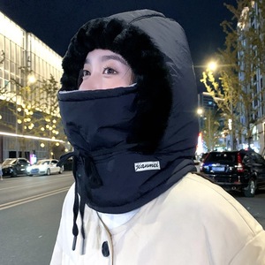 Winter Lei Feng Hat Fleece Lined Thickened Neck Warmer Windproof Face Mask Outdoor Cycling Unisex Thermal Insulated - Product Image 2