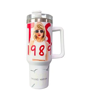 Botella de Agua <span class=keywords><strong>Taylor</strong></span> de 40 oz, Taza para Auto, Termo de Acero Inoxidable 304, Taza para el Hogar y Actividades al Aire Libre, Taza Deportiva Creativa para Café - Product Image 4