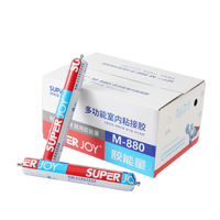 Adhésif-colle hybride polymère MS instantané à haute résistance, compatible peinture, pour polyuréthane