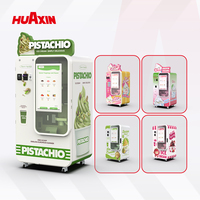 Máquina expendedora de autoservicio de açaí y helado suave comercial para centros comerciales, cafeterías y tiendas de postres