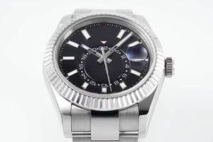 Montre mécanique de luxe de qualité supérieure, étanche, 42mm, mouvement ZF Factory ETA 2824, 32.69.34, acier 904l, cadran noir multifonction - Product Image 5