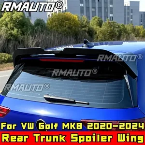 Kit carrosserie Golf MK8, aileron de toit arrière, aspect fibre de carbone, style sport, aileron de toit pour VW Golf MK8 2020-2024, accessoires de voiture - Product Image 4