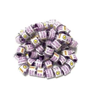 Anelli per Zampe di Uccelli in Plastica e Alluminio, Anelli Identificativi per Polli da 12mm, GPS per Tracciamento Piccioni - Product Image 4