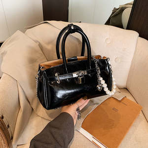 Nouveau sac à bandoulière pour femme avec fermeture éclair et doublure en polyester, sac à main de style tendance - Product Image 4