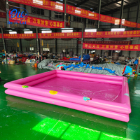 Nouvelle piscine gonflable légère en PVC de couleur personnalisée, parc aquatique pour enfants, piscine à sable, piscine à bulles, jouets aquatiques CE