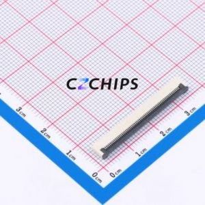 CAX-AFC01-60XCB-H2.0 FFC/FPC Connector SMD,P=0.5mm,Horizontal Mount Connector Flip Cover Type Bottom Contact 60P 0.5mm - Product Image 1