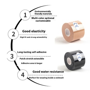 Pita Perekat Payudara Tahan Air, Bra Tempel Pengangkat Payudara, BoobTape, Penutup Puting, Dapat Digunakan Kembali, Pengangkat Payudara, dan Penutup Puting - Product Image 3