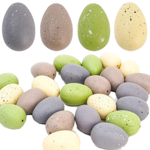 Decoración de Huevos de Pascua Florales de Papel Maché Hechos a Mano en Cachemira, Juego de Adornos Decorativos de Huevos de Papel Maché Pintados a Mano - Product Image 1