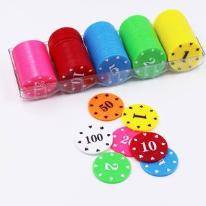 Fichas de Póker Personalizadas de Material PS al por Mayor, Fichas de Póker de Plástico con Logotipo Personalizado de Calidad de Casino para Texas Hold'em, Juego en Casa o Club - Product Image 1