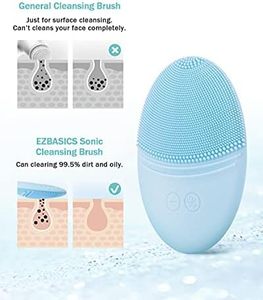 New Design Wireless Waterproof Silicone <b>Electric</b> Facial Cleanser Whitening Skin Rejuvenation Features Hand Held Facial Brush - Product Image 6