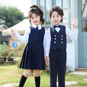 Nhà Máy Giá Trường Tiểu Học Bộ Đồng Phục, Girls 'Dresses, Mẫu Giáo Đồng Phục Trường Đại Học Phong Cách Hiệu Suất Trang Phục - Product Image 5