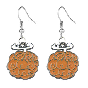 Hot 6 disegni <span class=keywords><strong>Anime</strong></span> giappone Luffy demone frutta orecchino personalizzato moda gioielli in lega di metallo pendente orecchino donna - Product Image 4