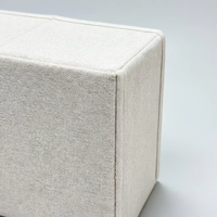 Boîte de rangement en tissu gris 2 mm sans odeur, imperméable en PE, pour sous-vêtements et chaussettes, vente en gros d'usine