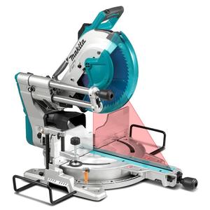 Sierra ingletadora láser compuesta de doble bisel LS1219L-AWST06 de 1800W con patas plegables de 2.5m, sierra industrial para metal - Product Image 4