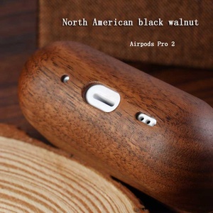 Housse pour casque en bois de haute qualité étui pour écouteurs sans fil pour <span class=keywords><strong>Airpods</strong></span> 1 2 3 Pro 4 étui pour casque Bluetooth pour écouteurs - Product Image 2