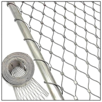 Sac à dos de voyage personnalisé en maille carrée de corde tressée en acier inoxydable, filet de sécurité antivol, résistant à la pliage et à la découpe, maille de 50 mm