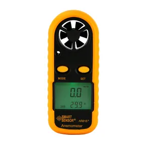 Anemometer Digital Mini AR816, SENSOR Cerdas Pengukur Angin 0 ~ 30 M/S