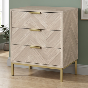 Mesa de Noche Moderna con Tapa de Madera, 4 Cajones y Estante de Almacenamiento para Hospital, Hogar, Dormitorio, Sala de Estar, Comedor y Espacios Pequeños - Product Image 3