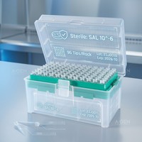 10ul usine en gros personnalisé cône triangulaire Type Micropipette laboratoire consommable filtre universel pointe de Pipette
