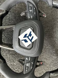 Volant de course en fibre de carbone compatible avec Audi A3 2018 2019 A4 A5 A6 A7 A8 S3 S5 S6 S7 RS3 RS4 RS5 RS6 RS7 TT TTRS B9 - Product Image 5