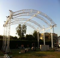 Estructura de Acero Galvanizado en Capas, Estructura de Aluminio para Iluminación Line Array, Estructura de Andamio para Escenarios